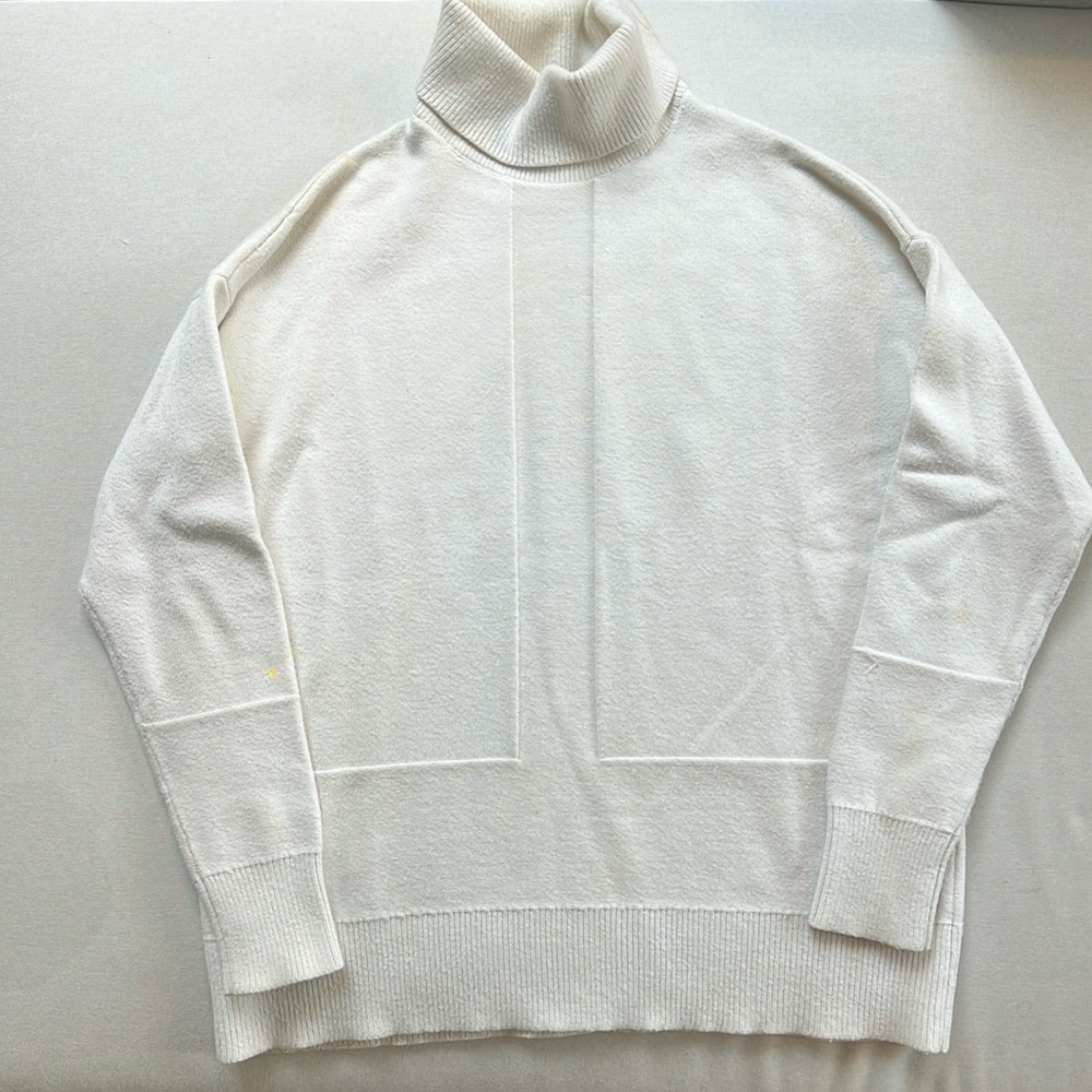 Reiss White Turtleneck Sweater XS